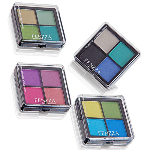 Quarteto de Sombras 3D Visage Fenzza   #MD006